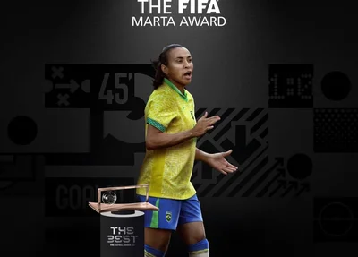 The Fifa Best: Marta venceu 1º Troféu Marta de gol mais bonito do ano