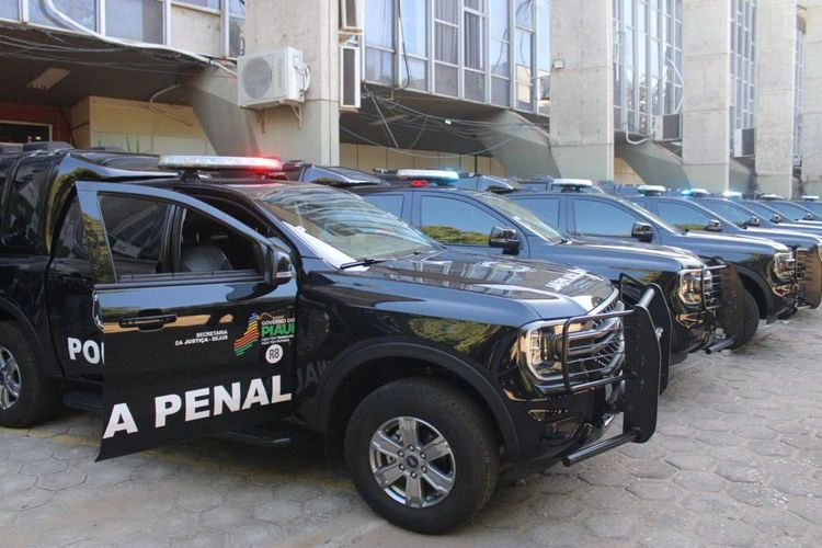 Viaturas da Polícia Penal do Piauí