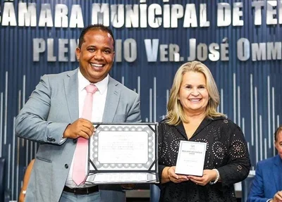 Ani Heinrich Sanders, indicada do vereador Enzo Samuel, presidente da Câmara Municipal de Teresina