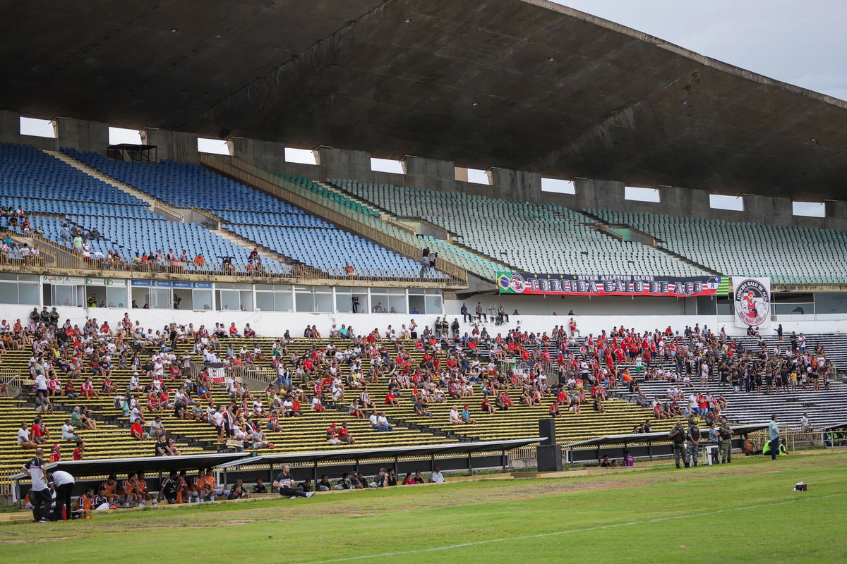 Torcida do River compareceu ao Albertão na estreia da Série D 2024