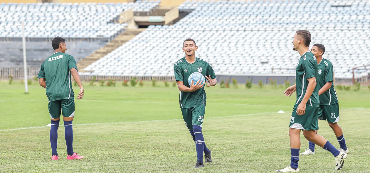 Clube se preparando para a competição