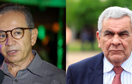 Dr. Hélio (MDB) e Zé Hamilton (PSD),pré-candidatos a prefeito de Parnaíba