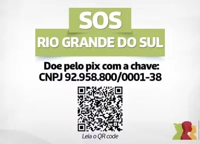 Para realizar uma doação para o SOS Rio Grande do Sul, utilize esta chave PIX