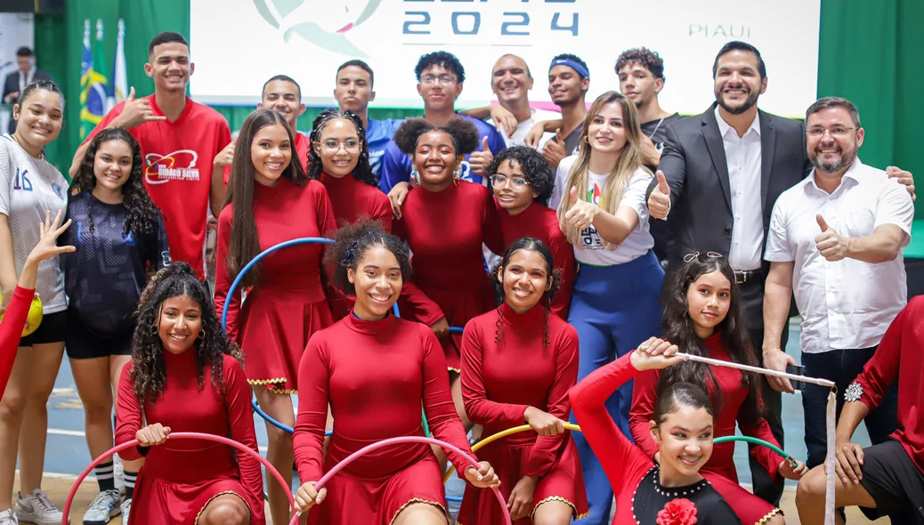 A abertura dos Jogos Escolares Piauienses 2024 ocorreu nesta quinta-feira