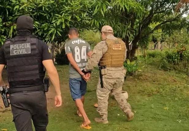 Acusado de tentativa de homicídio foi preso em Pau D'Arco do Piauí