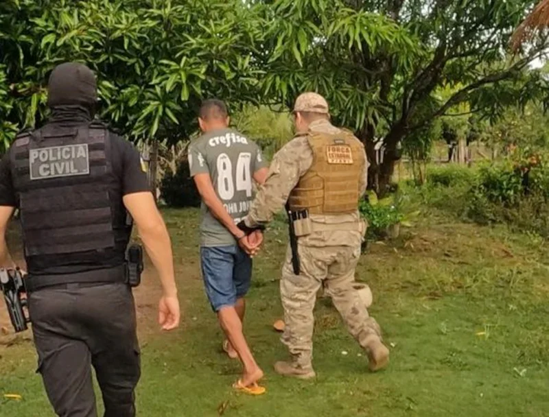 Acusado de tentativa de homicídio foi preso em Pau D'Arco do Piauí