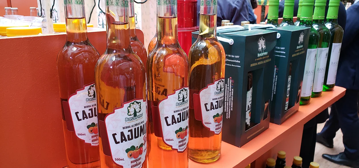 Bebidas de caju na mostra Piauí Sampa