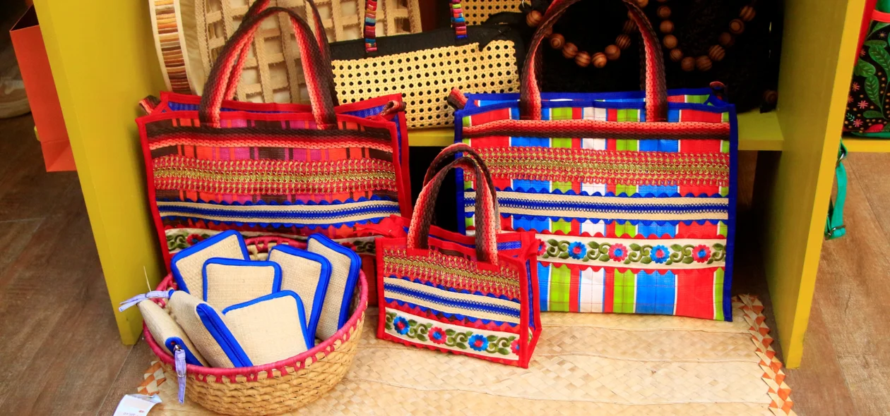 Bolsas produzidas no Piauí