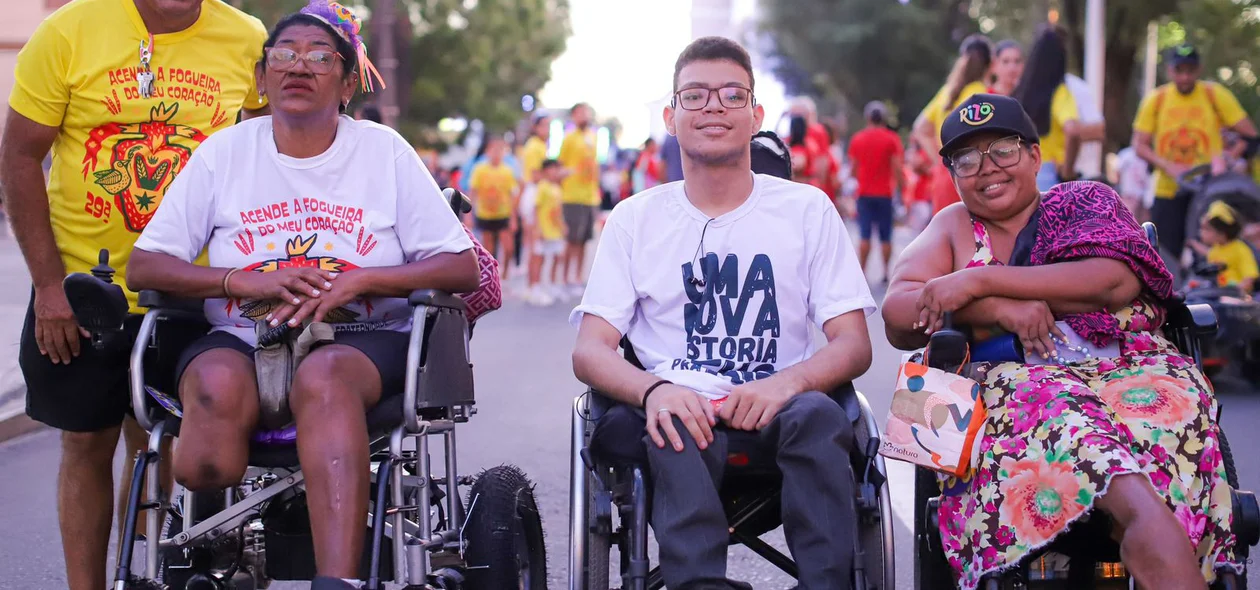 Cadeirantes participaram do evento