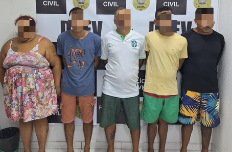 Cinco pessoas presas durante operação no Residencial Torquato Neto