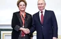 Dilma Rousseff e Vladimir Putin