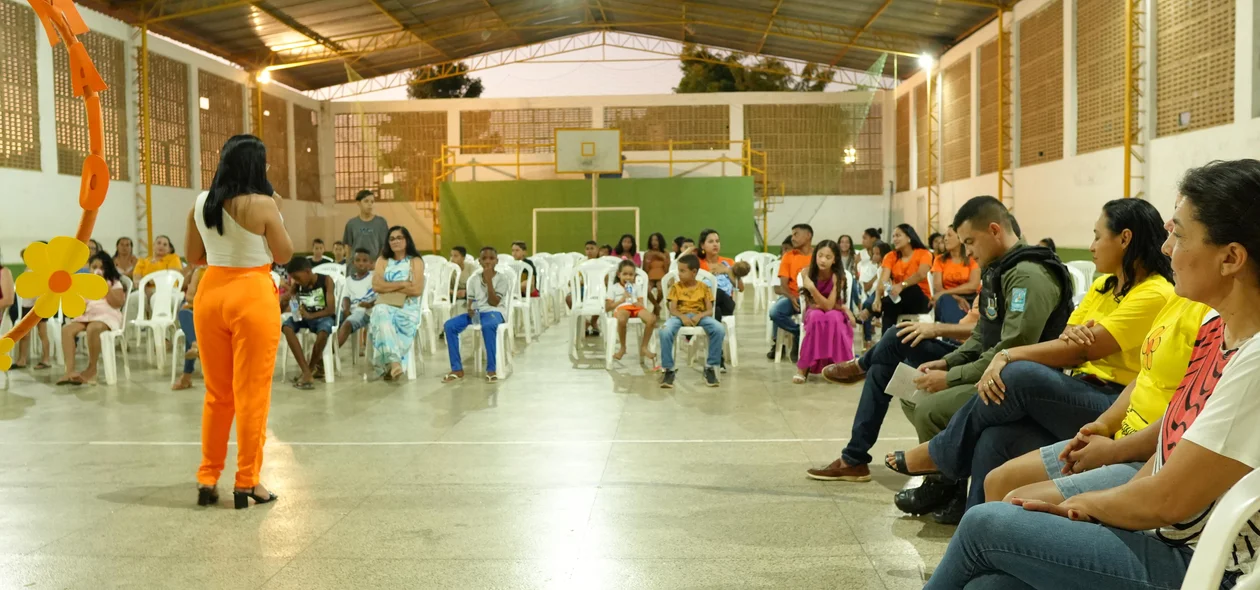 Evento aconteceu em um ginásio de Curimatá