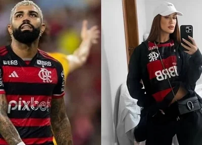 Gabigol e Thaisa Carvalho