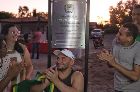 Inauguração de academia acessível ao ar livre em São João da Serra