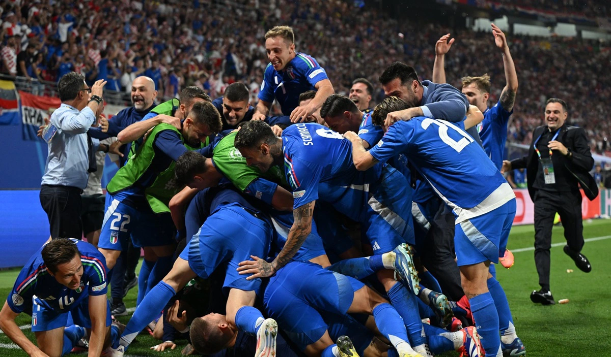 Itália venceu a Croácia e se classificou às oitavas da Eurocopa