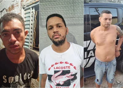 Judson, Alan e Marcondes presos pela Polícia Civil do Piauí