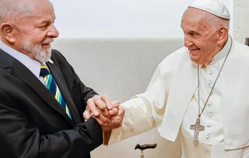 Lula e Papa Francisco