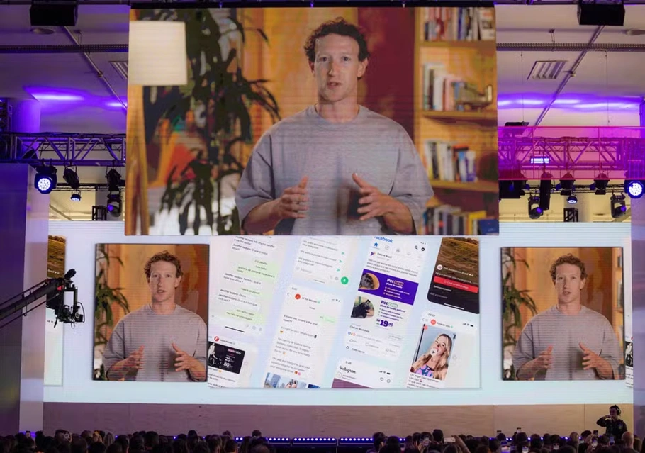 Mark Zuckerberg, CEO da Meta, anuncia novidades para o WhatsApp, Instagram e Facebook em evento realizado na cidade de São Paulo