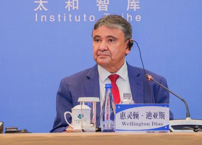 Ministro Wellington Dias durante viagem oficial à China