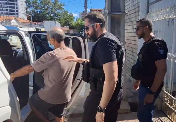 Momento da prisão do empresário Antônio Batista de Miranda Filho