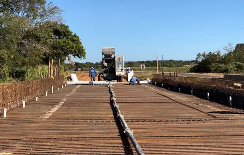 Nova ponte entre Santa Rosa do Piauí e Oeiras chega em etapa final de execução