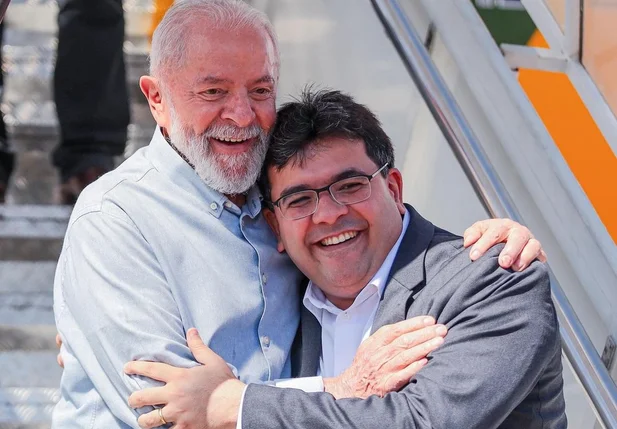 Presidente Lula e o governador Rafael Fonteles