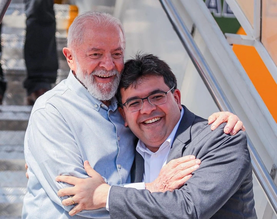 Presidente Lula e o governador Rafael Fonteles