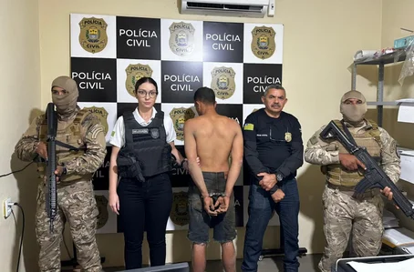 Prisão efetuada pela Polícia Civil em Nazária