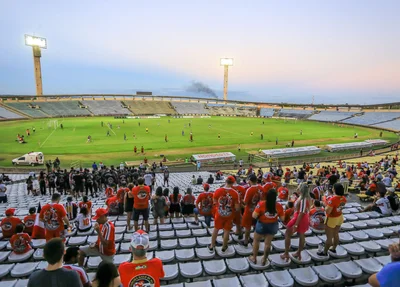 River e Cametá se enfrentaram no estádio Albertão