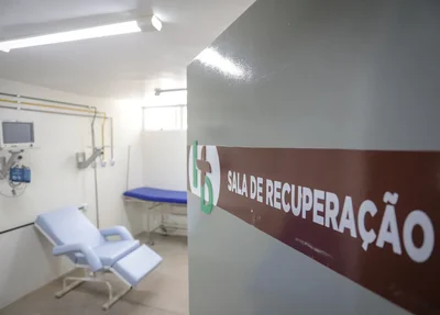 Sala de recuperação do Hospital do Dirceu