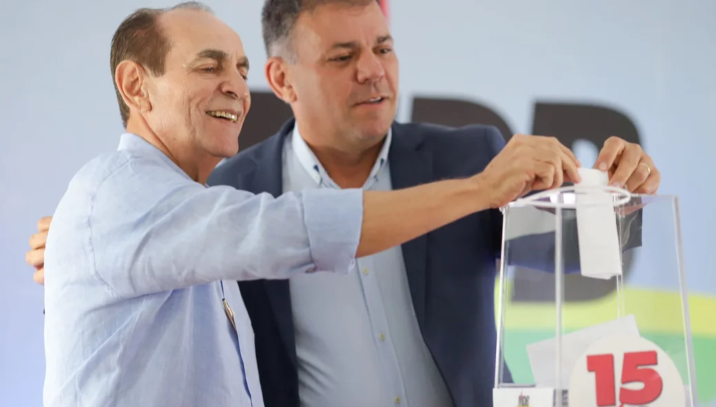 Senador Marcelo Castro e deputado Carlos Augusto