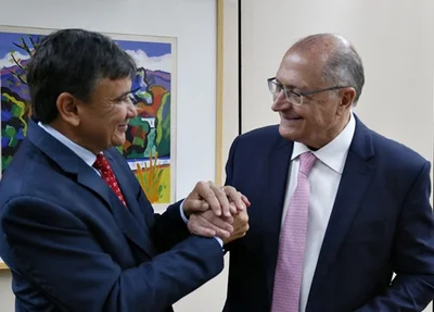 Wellington Dias e Geraldo Alckmin