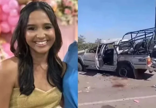 Adolescente morreu em acidente de carro no Maranhão