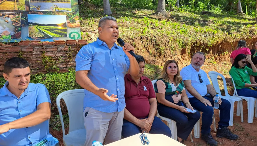 Anúncio da construção do parque municipal ambiental em São João do Arraial