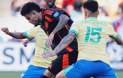 Brasil empata com a Colômbia e fica em 2ª no grupo D da Copa América
