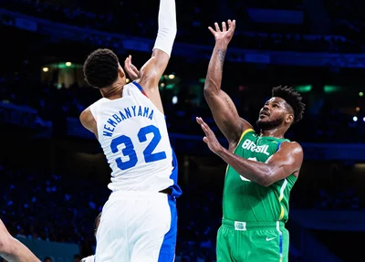 Brasil perdeu para a França na estreia do basquete nas Olimpíadas