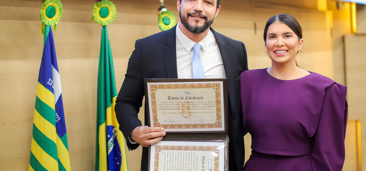 Delegado Eduardo Aquino recebeu título de cidadania piauiense