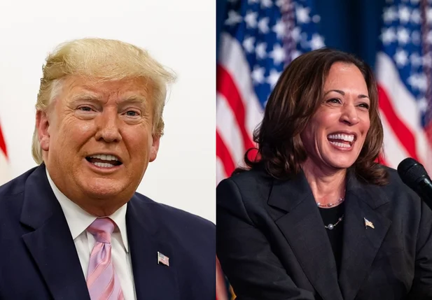 Donald Trump e Kamala Harris