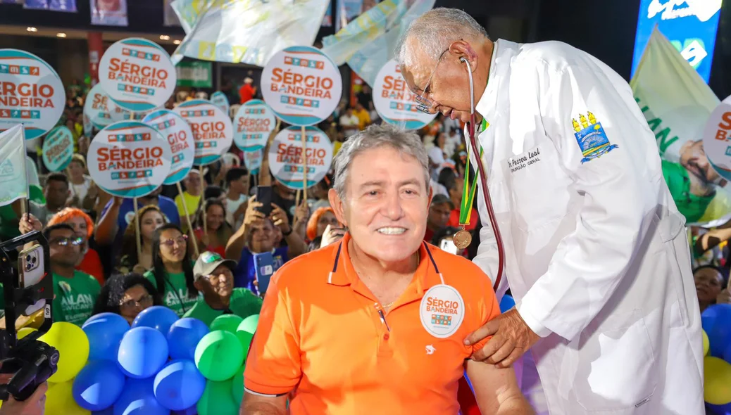 Dr. Pessoa com Ricardo Bandeira