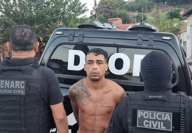 Ercílio de Carvalho preso pela Polícia Civil do Piauí