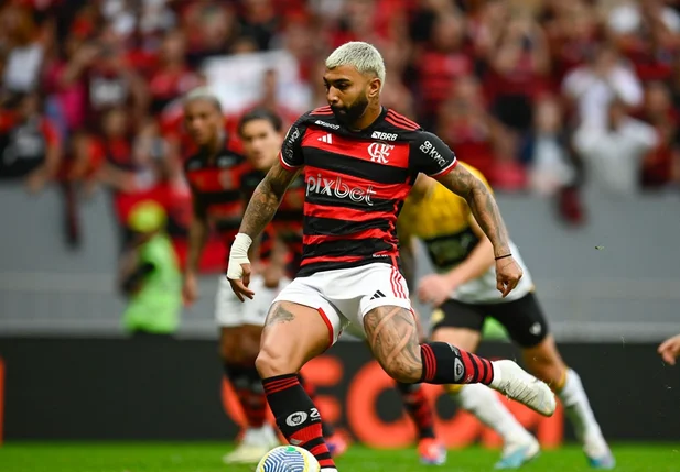 Gabigol virou a partida para o Flamengo