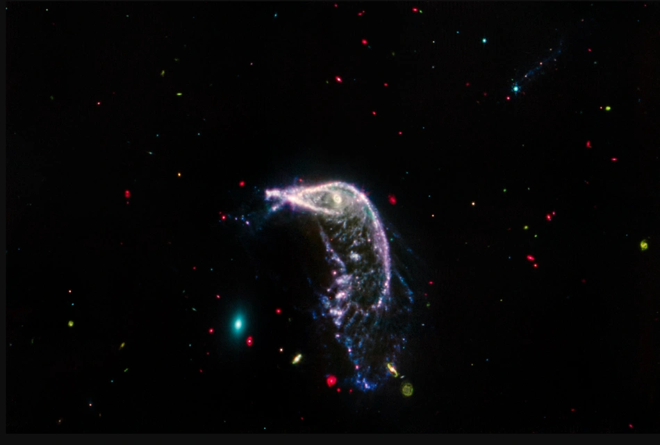 Imagens das galáxias foram divulgadas pela NASA