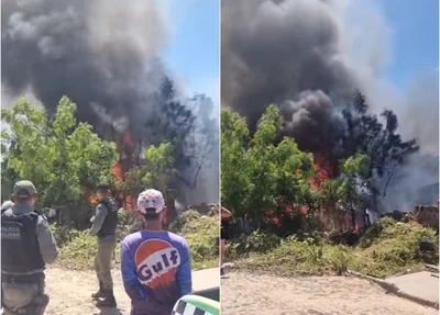 Incêndio em Alegrete do Piauí