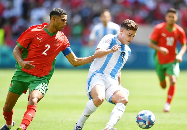 Jogo entre Argentina e Marrocos
