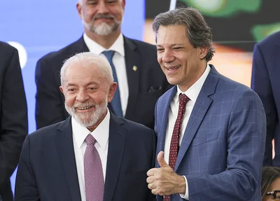 Lula e Fernando Haddad