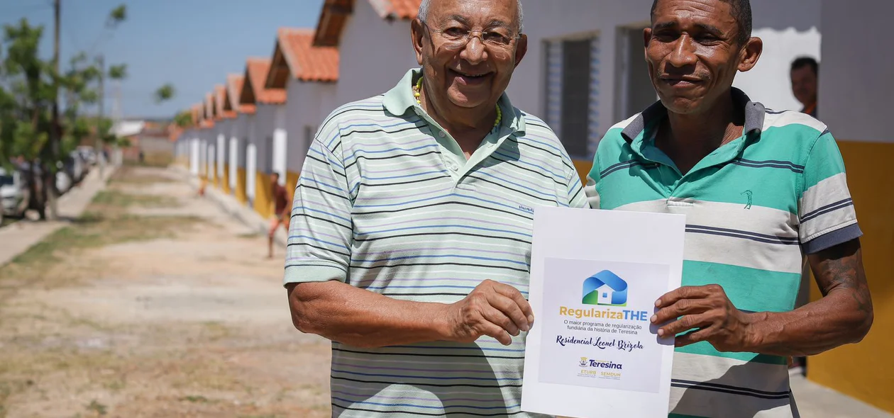 Mais um beneficiado com as casas no Leonel Brizola