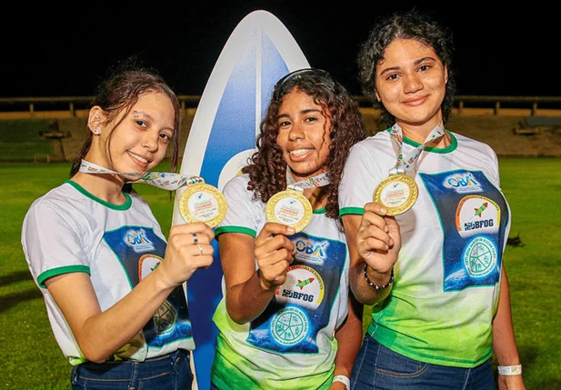 medalhas de ouro 1ª Jornada Estadual de Lançamento de Foguetes em 2023