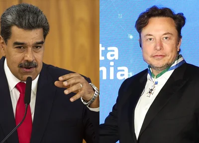 Nicolás Maduro e Elon Musk