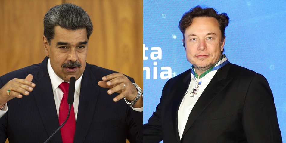 Nicolás Maduro e Elon Musk
