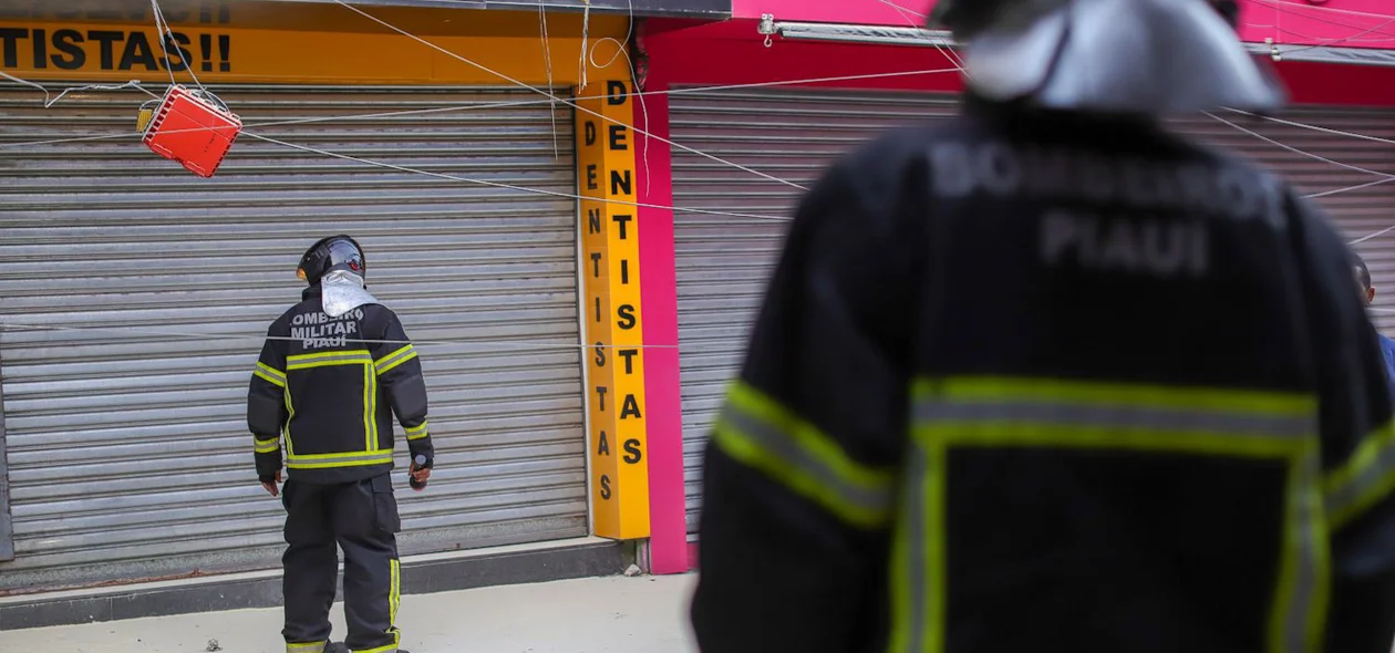 O incêndio não atingiu o interior da clínica